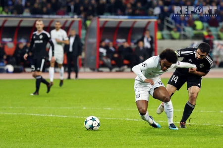Qarabağ - Çelsi matçı maraqlı anlarla yadda qalıb - FOTOREPORTAJ