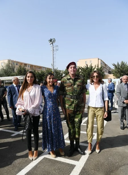 Azərbaycan Prezidentinin oğlu Heydər Əliyev Vətənə sədaqət andı içib - FOTO - VİDEO