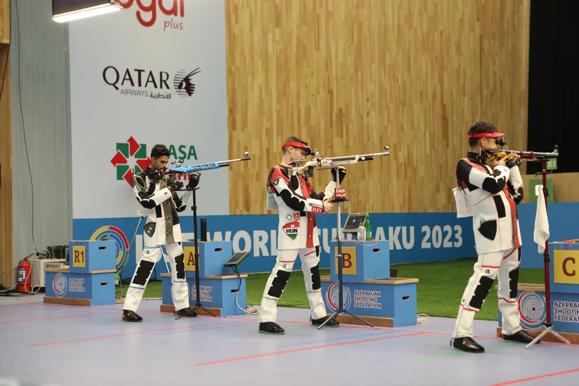 Bakıda keçirilən atıcılıq üzrə Dünya Kuboku 2023də daha bir növdə mükafatçılar bəlli olub