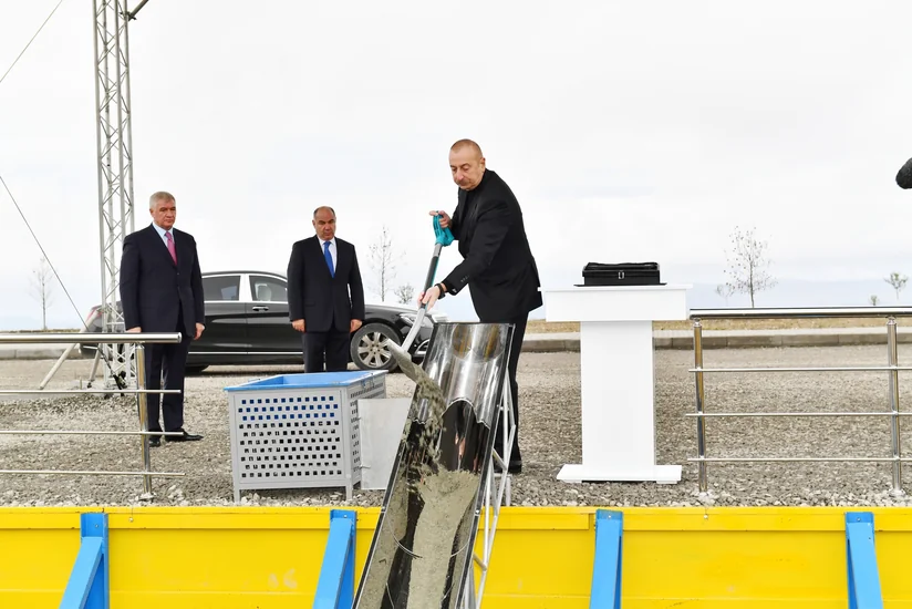 Foundation stone laid for new plant at “Shaki-Oghuz” Agropark
