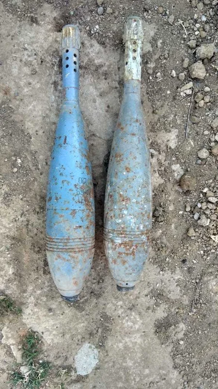 В Товузе обнаружили минометные снаряды