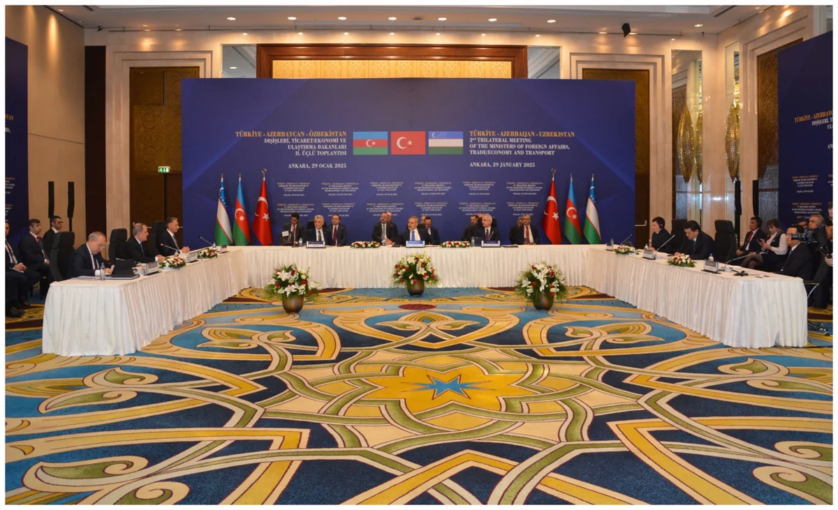 Ankarada Azərbaycan, Türkiyə və Özbəkistan nazirlərinin üçtərəfli görüşü başlayıb