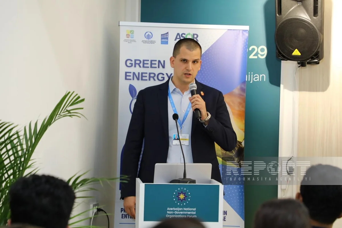 Seminar on renewable energy implementation held at COP29 National NGO Forum Pavilion