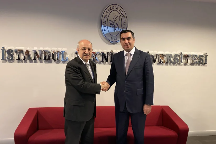 BANM-in rektoru İstanbul Texnik Universitetinin rektoru ilə görüşüb
