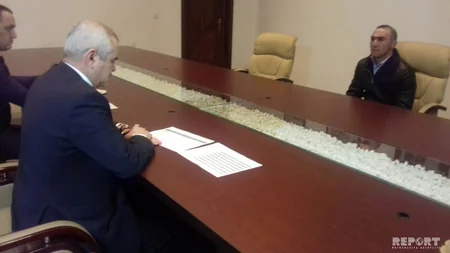 Arzu Rəhimov Göyçayda vətəndaşları qəbul edib
