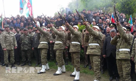Azərbaycan ordusunun şəhid olan hərbçiləri dəfn edilib - FOTO - YENİLƏNİB