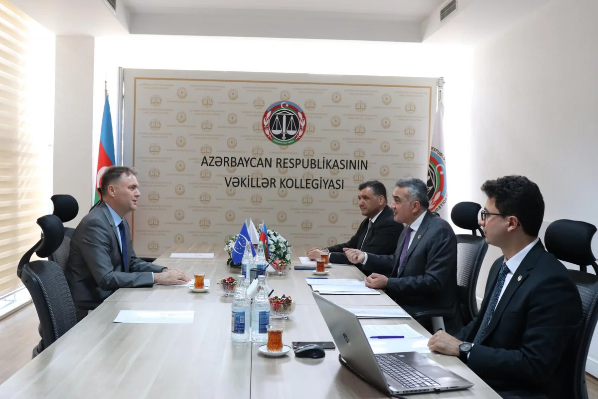 Vəkillər Kollegiyasında Avropa Şurasının rəhbərliyi ilə görüş keçirilib