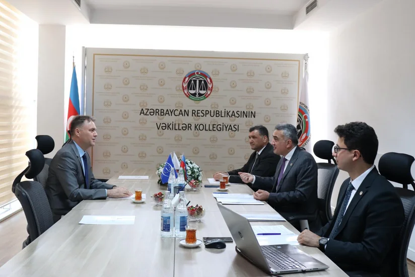 Vəkillər Kollegiyasında Avropa Şurasının rəhbərliyi ilə görüş keçirilib