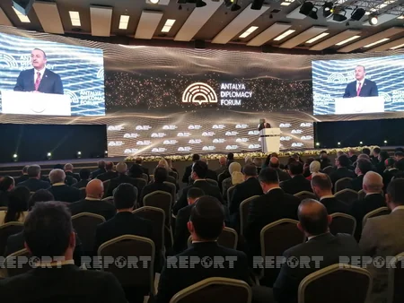 Antalya Diplomatiya Forumunun açılışı olub