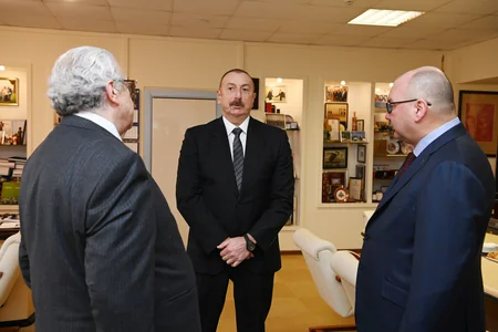 İlham Əliyev TASS agentliyində Rusiyanın aparıcı KİV-lərinin rəhbərləri ilə görüşüb