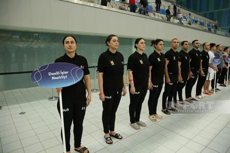 Dövlət qurumları arasında üzgüçülük yarışının açılış mərasimi keçirilib
