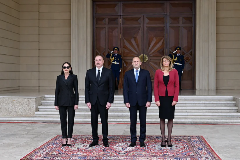 Bolqarıstan Prezidentinin rəsmi qarşılanma mərasimi olub