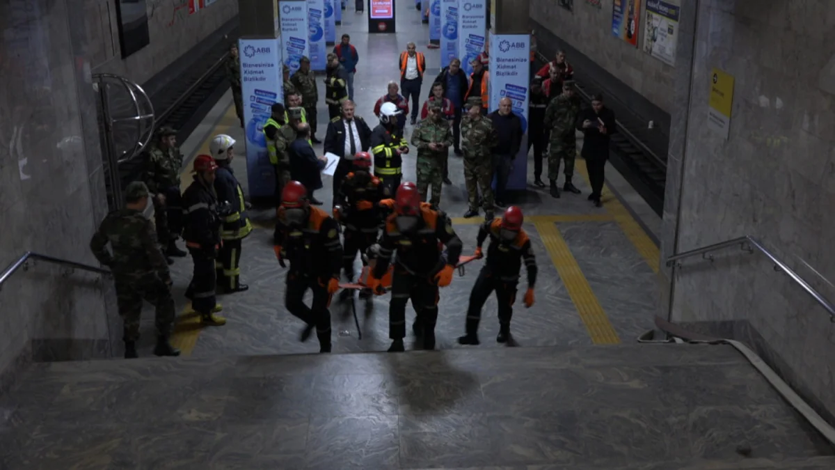 FHN metronun “Koroğlu” stansiyasında təlim keçirib