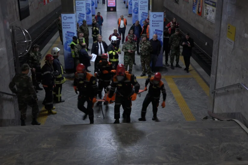 FHN metronun “Koroğlu” stansiyasında təlim keçirib