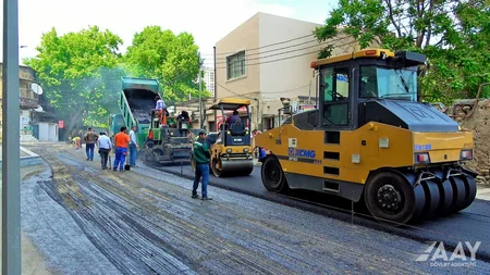 Bakının Cəlil Məmmədquluzadə küçəsi əsaslı təmir edilir