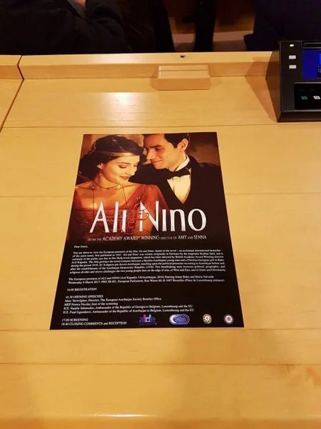 Avropa Parlamentində “Əli və Nino” filminin Avropa premyerası keçirilib