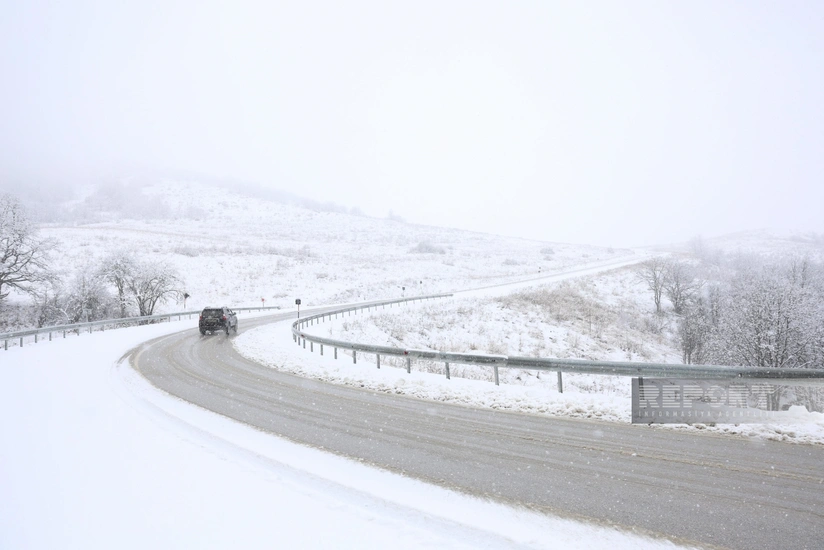 Снег украсил жемчужину Кавказа – город Шушу