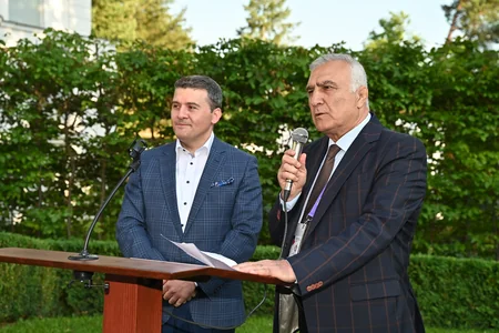 Berlində olimpiya oyunlarında iştirak edən Azərbaycan komandasının şərəfinə ziyafət verilib