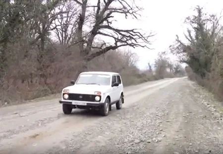 Qorağan-Qax-Zaqatala avtomobil yolu yenidən qurulur - FOTO