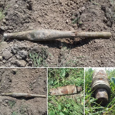 Füzuli rayonunda raket və top mərmisi tapılıb