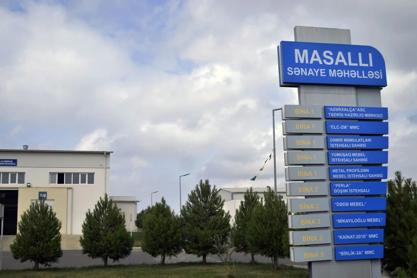 Masallı Sənaye Məhəlləsində yeni istehsal sahəsi yaradılır