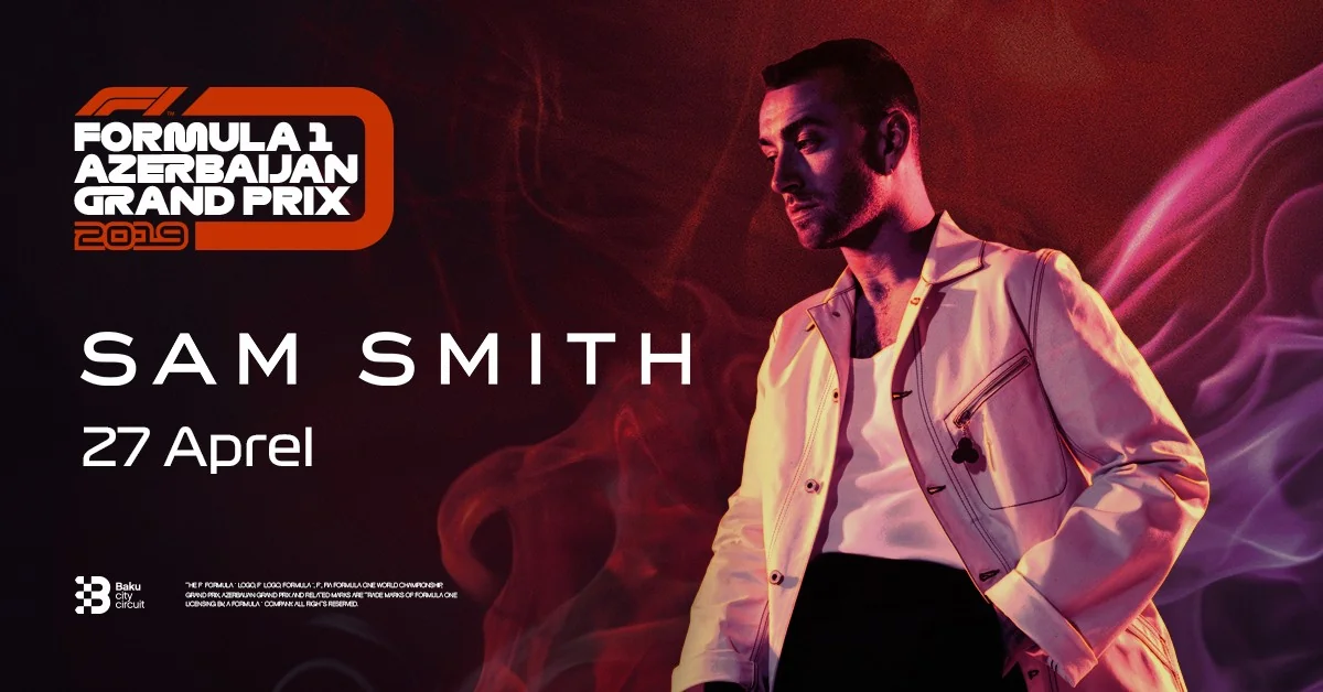 Формула 1: Концерт Сэма Смита в Баку отменен