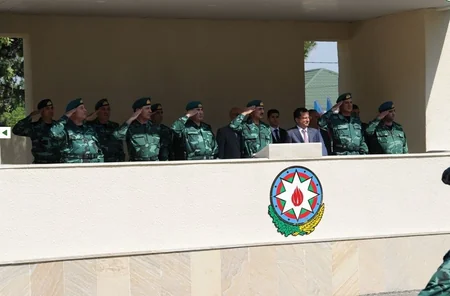 New complex of military unit of Gazakh border guard detachment commissioned