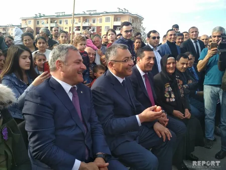Tərtərdə məcburi köçkün şəhərciyində Novruz şənliyi keçirilib
