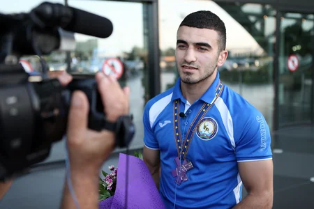 Avropa çempionatında 5 medal qazanan Azərbaycan cüdoçuları Bakıya qayıdıblar