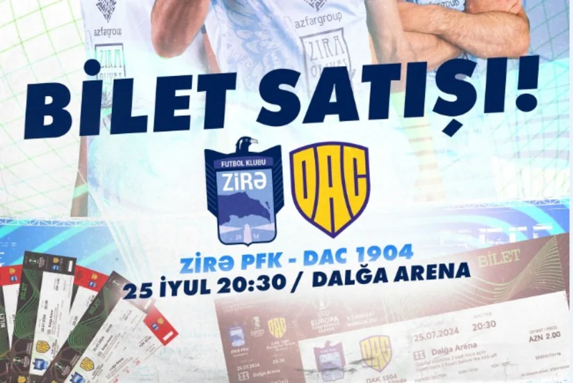 Zirənin UEFA Konfrans Liqasında Slovakiya klubu ilə matçının biletləri satışa çıxarılır