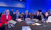 Emin Əmrullayev Londonda keçirilən 21-ci Dünya Təhsil Forumunda iştirak edir
