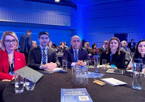 Emin Amrullayev attending 21st Education World Forum in London