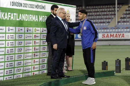 Azərbaycan I Divizionunun medalçıları mükafatlandırılıb