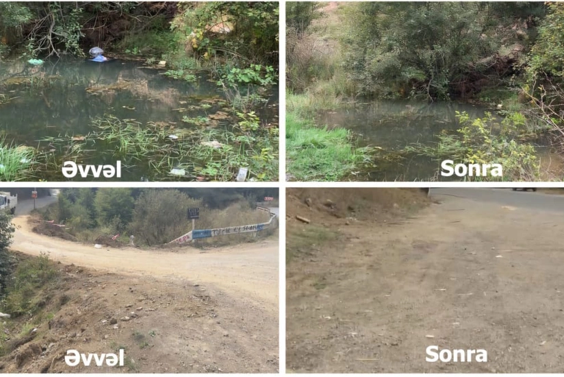 Şuşada ətrafı zibilləyən 64 nəfər cərimələnib