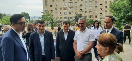 Gəncədə Sağlam Məhəllənin açılışı olub - YENİLƏNİB 