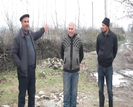 İsmayıllının Çəmənli kəndinin yolu bərbad vəziyyətə düşüb