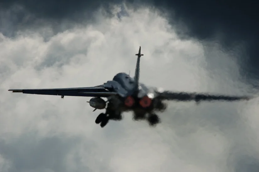 Su-24 bomber aircraft crashes in Russia