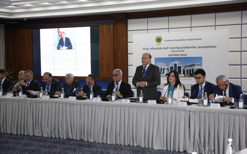 “Vergi sahəsində kadr hazırlığı: problemlər və perspektivlər” mövzusunda dəyirmi masa keçirilib