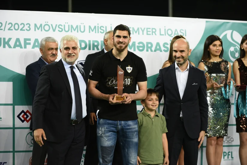 Ramil Şeydayev Azərbaycan çempionatında 20 qola çataraq bombardir olan 9-cu yerli futbolçu olub