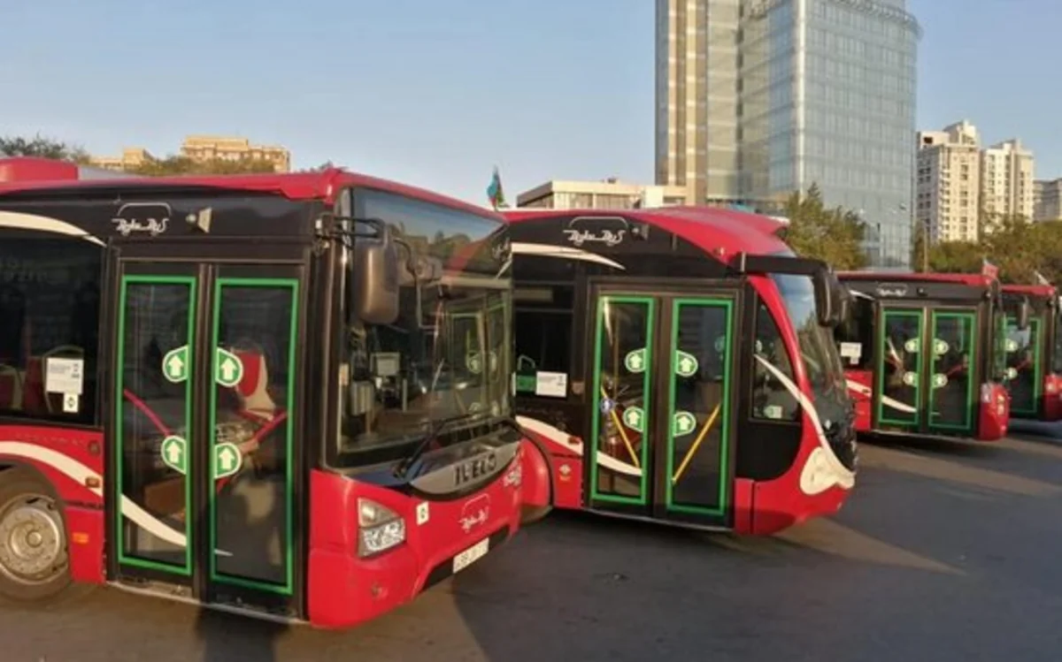 Bakıda 5 marşrut xətti üzrə avtobusların hərəkət sxemi dəyişdirilib