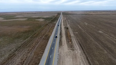 Kürdəmirdə 85,2 kilometrlik 3 yol infrastrukturu layihəsi icra olunub - FOTO