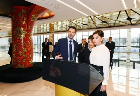 First Vice-President Mehriban Aliyeva visited Gymnastics Center in Luzhniki Olympic Complex
