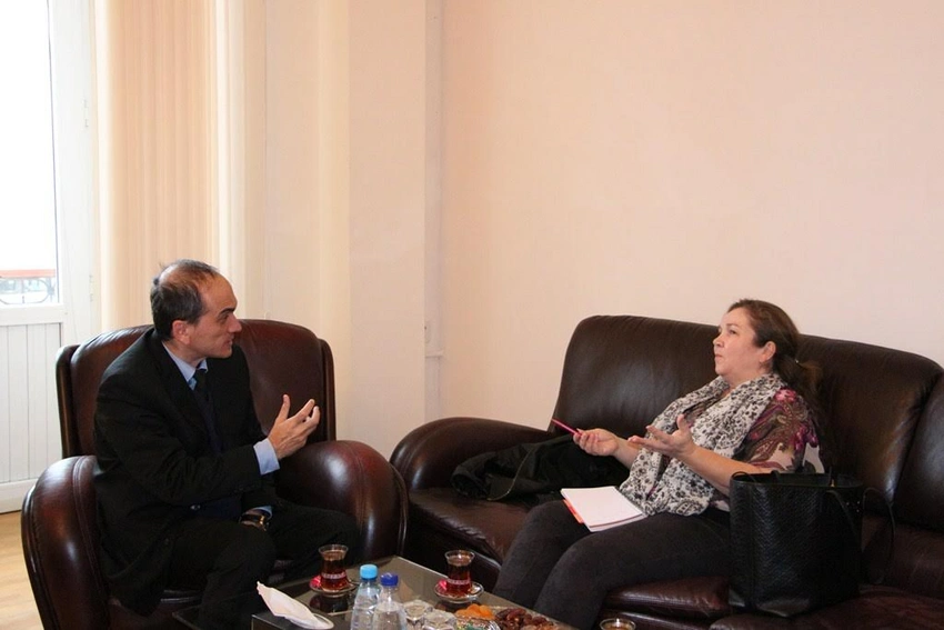 Qlazqo Universitetinin mütəxəssisi Bakı Beynəlxalq Multikulturalizm Mərkəzində olub