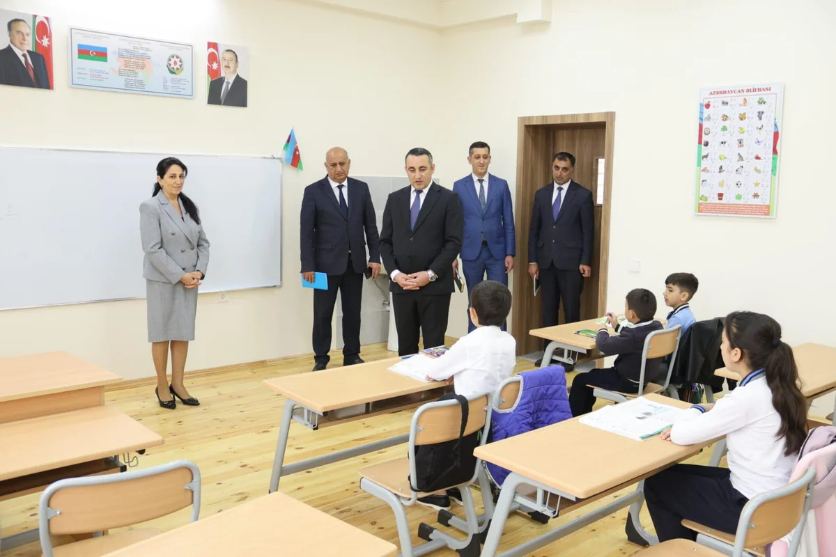 Suqovuşan və Sarıcalıdakı məktəblərdə tədris prosesinə başlanılıb