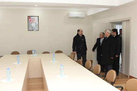 Əbülfəs Qarayev Sabirabadda mədəniyyət müəssisələrinin fəaliyyəti ilə tanış olub