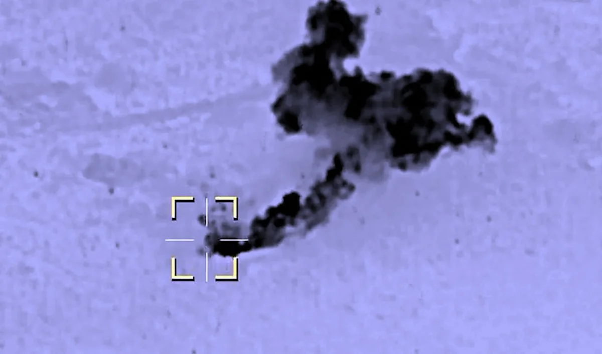 Military facilities and combat equipment of Armenian armed forces being destroyed by precise fire strikes