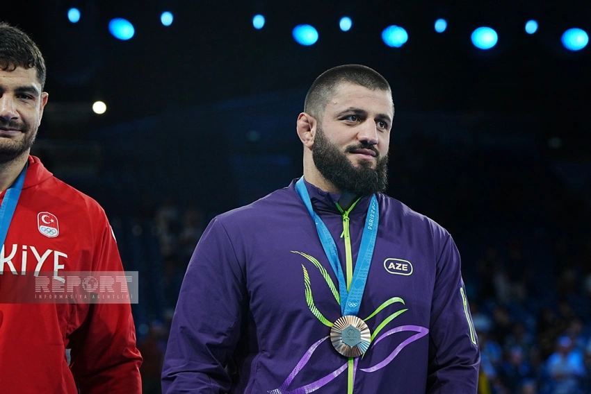 Paris-2024: Azərbaycanın sərbəst güləşçisi bürünc medal qazanıb