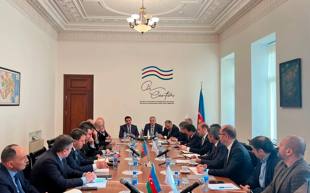 Hikmat Hajiyev discusses Azerbaijan-Armenia normalization with heads of think tanks