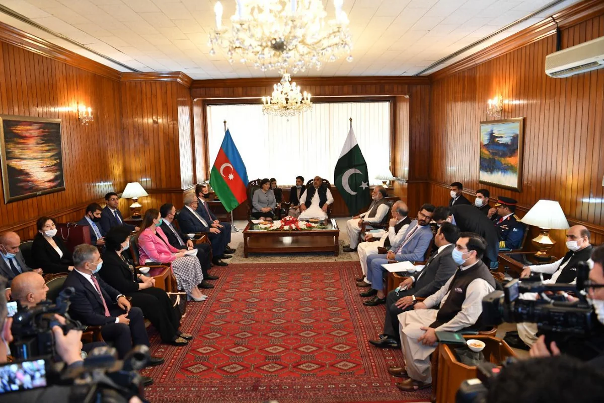 Sahibə Qafarova Pakistan Milli Assambleyasının sədri ilə görüşüb