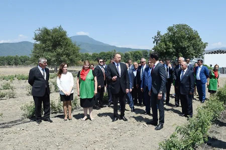 President Ilham Aliyev viewed rose oil plant of AzRose LLC